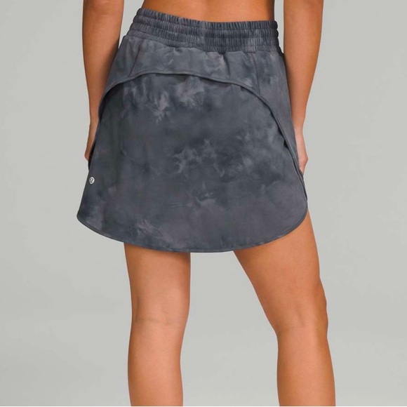 lululemon athletica Dresses & Skirts - Lululemon Hotty Hot High-Rise Skirt *Long
Diamond Dye Pitch Grey Graphite Grey